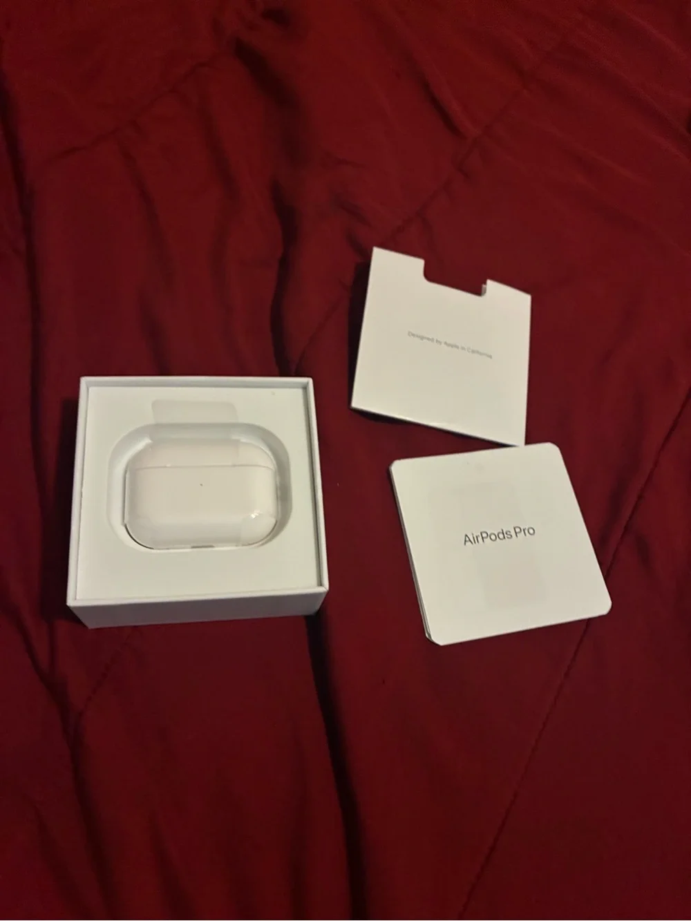 Apple AirPods Pro Charging Case in White with Original Inserts
